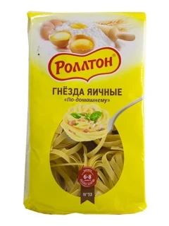 Фото для Макароны Роллтон 400г Гнезда классические готовить легко*8