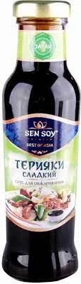 Фото для Соус Сен Сой 320гр Премиум Терияки сладкий ст/б*6
