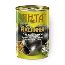 Фото для Маслины Янта 280гр б/косточки ж/б*3