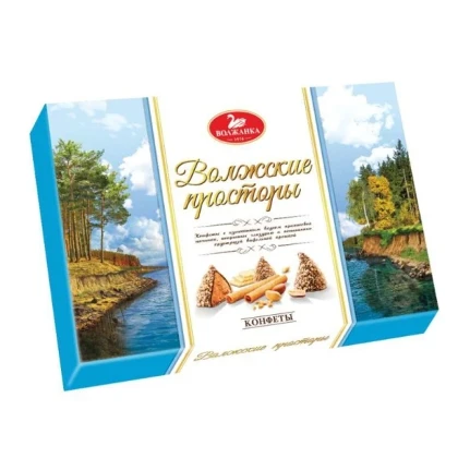 Фото для Набор конфет Волжские просторы 131гр в вафельной крошке*12