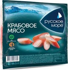 Фото для Крабовое мясо 200гр Русское Море охлажденное*8