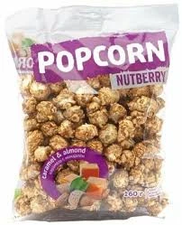 Фото для Попкорн Натбери 160гр Карамель с миндалем сладкий*16