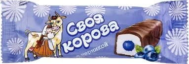 Фото для Сырок глазированный Своя корова 40гр с черникой 23%*20
