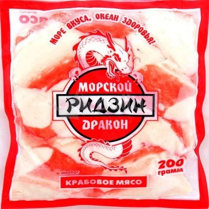 Фото для Крабовое мясо Дракон Ридзин 200гр*25