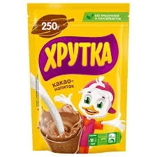 Фото для Какао Хрутка 250гр быстрорастворимый детский пакет*9