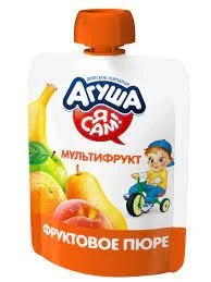 Фото для Пюре Агуша Я сам 90гр мультифрукт*10