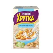 Фото для Завтрак сухой Хрутка 250гр подушечки с молочной начинкой *16