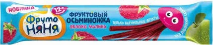Фото для Фруктовые кусочки ФрутоНяня 16гр из яблок и малины*288