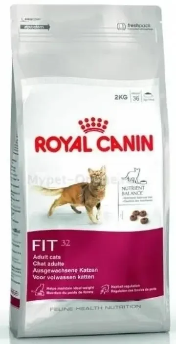Фото для Роял Канин Fit с/к д/ поддержания здоровья и нормальной активности взрослых кошек, 2 кг