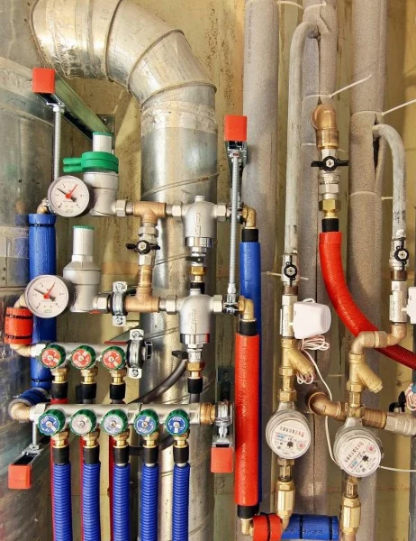  Разводка труб холодной/горячей воды