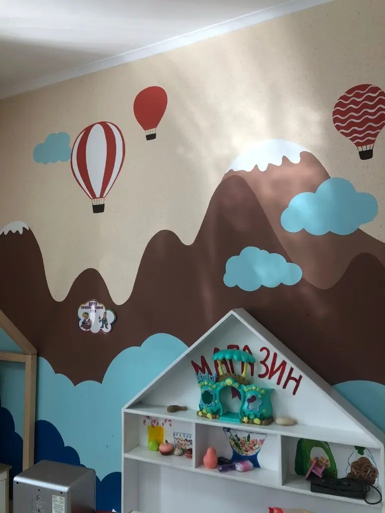Роспись стен в детских садах