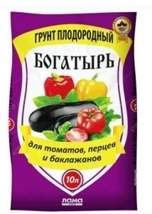Фото для Биогрунт Для томатов, перца и баклажанов Богатырь 10л