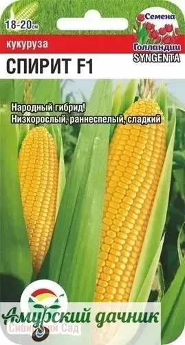 Фото для ЦВП Кукуруза Спирит 5с "СС"/10 (раннеспел)