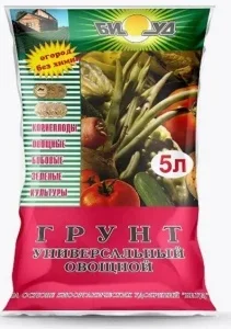 Фото для Грунт для овощей универсальный БИУД 5л п/э пакет (6)