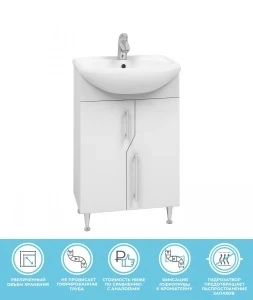 Фото для Тумба 55 Turin (Grand), с умыв.Уют-55