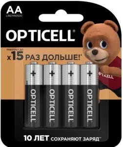 Фото для Батарейка OPTICELL АА пальчиковая 4штуки