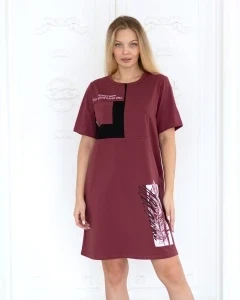 Фото для Платье (туника) жен. М735-23 р.56 (ЧЗ)