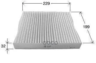 Фото для Фильтр Салона Ac-206e Jp VIC арт. AC-206E