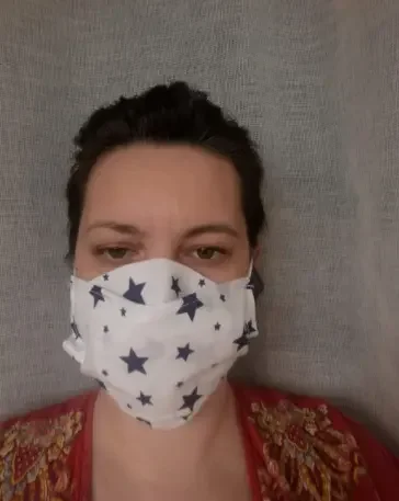 Фото для Медицинская защитная маска с кармашком для фильтра
