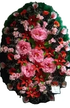 Фото для Ритуальный венок из искусственных цветов