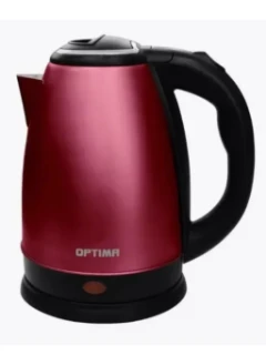 Фото для Чайник OPTIMA EK-1808SS1/12 нерж.вишневый (1,8л,диск)