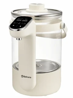 Фото для Термопот SA-1373W Premium Бел/СТЕКЛО (1500Вт,2л,СЕНСОР,13 РЕЖИМОВ)