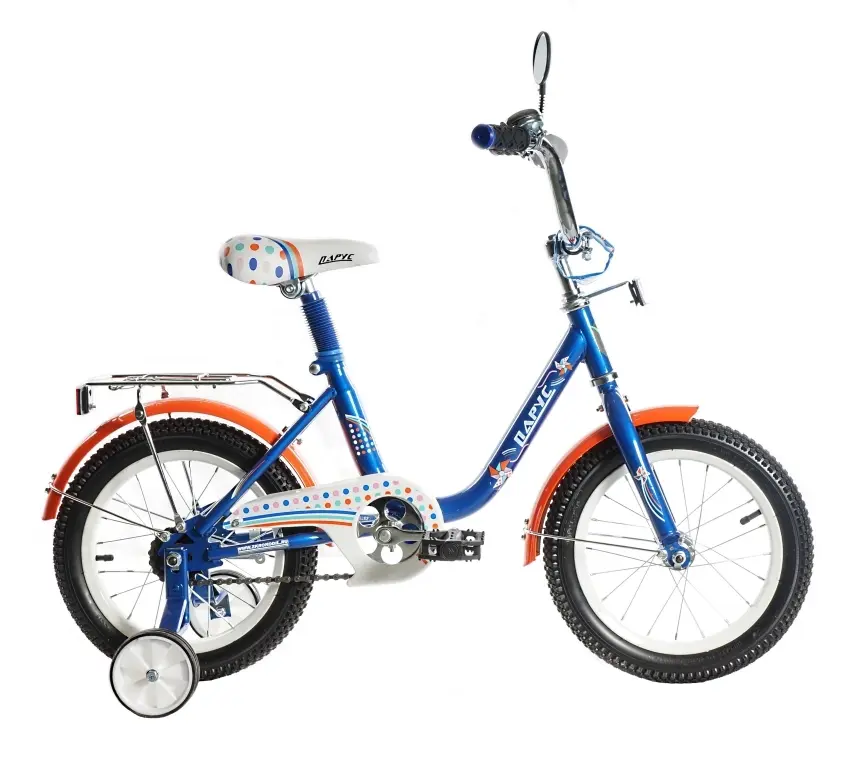 Велосипед Парус 14 д U NEW (синий,сиреневый,красный) ХИТ ПРОДАЖ!!!