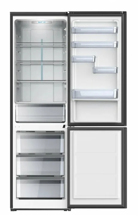 Холодильник WILLMARK RFN-425NFD (315л.,Total NoFrost,R600A,нижн.мороз.,А+, dark inox,60*60*185см)