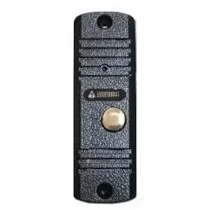 Фото для AVC-305 (PAL), АНТИК Серебро, 4-х проводная; антивандальная накладная видеопанель;