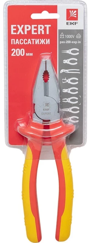 Фото для Пассатижи Expert 200 мм 1000В EKF
