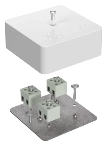 Фото для Коробка огнестойкая для кабель-канала 40-0450-FR1.5-6 Е15-Е120 75х75х30 Промрукав