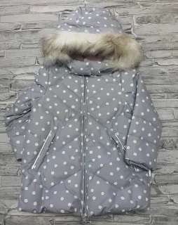 Фото для Куртка для девочки удлиненная, зима 94-104,104-110,110-116