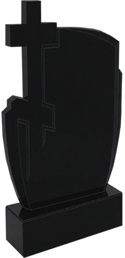 Памятник вертикальный черный ВА-61
