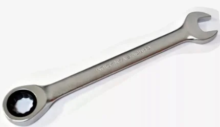 Ключ комбинированный трещоточный 9 мм HORTZ / MATRIX хромирован.