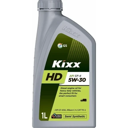Фото для Масло моторное Kixx HD 5w30, полусинтетическое, API SG/CF-4, для дизельного двигателя, 1л, арт. L5257AL1E1