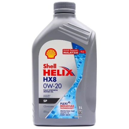 Фото для Масло моторное Shell Helix HX8 0w20, синтетическое, API SP, ILSAC GF-6A, для бензинового двигателя, 1л, арт. 550063124