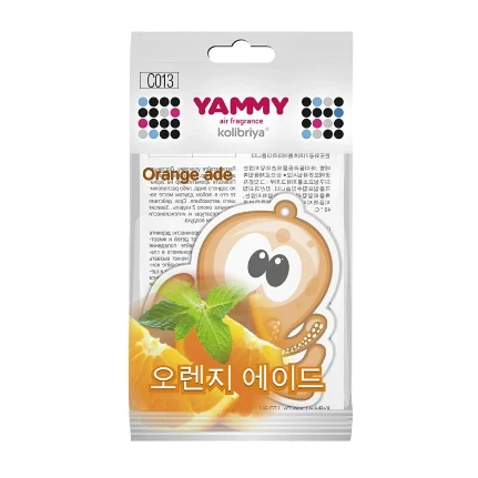 Фото для Ароматизатор подвесной Yammy Orange Ade (Апельсин), картон с пропиткой, арт. C013
