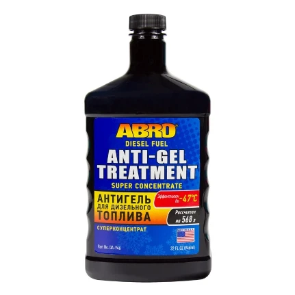 Фото для Антигель ABRO Diesel Fuel Anti-Gel Treatment, присадка в дизельное топливо, удалитель влаги, бутылка 946мл, арт. DA-946
