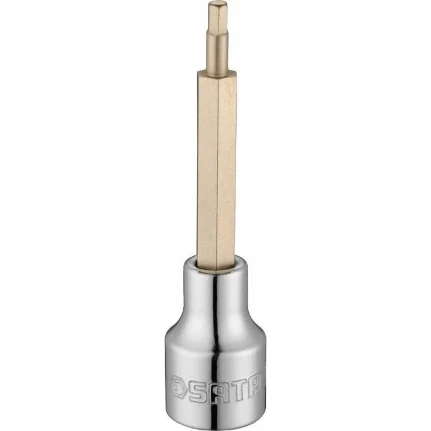 Фото для Насадка торцевая SATA, длинная, под квадрат 1/2", со вставкой HEX8, арт. 25205