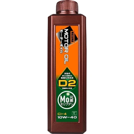 Фото для Масло моторное Masuma Motor Oil D2 10w40, синтетическое, API CI-4, для дизельного двигателя, 1л, арт. D-5012E
