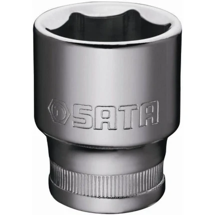 Фото для Головка торцевая SATA, короткая, 6-гранная, под квадрат 1/2", 22мм, арт. 13313