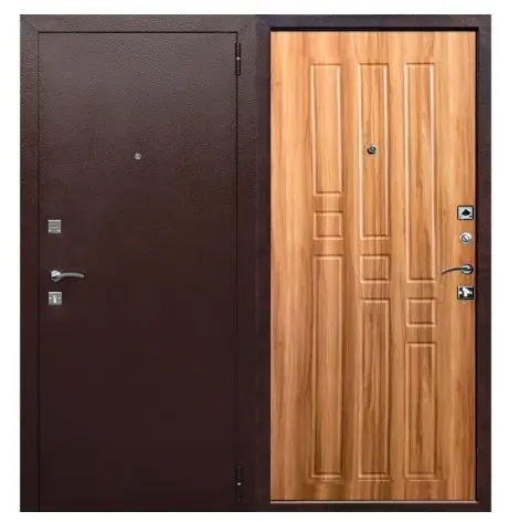 Дверь входная Гарда МДФ Рустикальный дуб 8мм