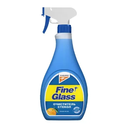 Фото для Очиститель стекол с триггером Fine glass Апельсин KANGAROO 0,5л