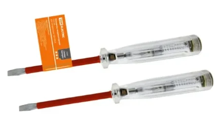 Фото для Индикатор напряжения (отвертка-пробник) 150 мм, 100-500В TDM