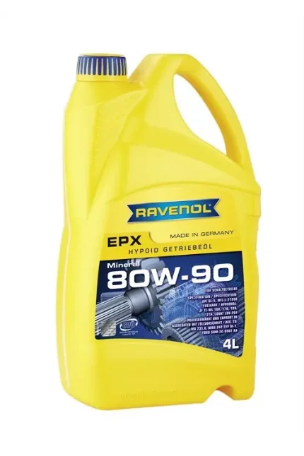 Фото для Масло трансмиссионное RAVENOL EPX GL-5 80W-90 4л