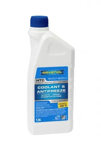 Фото для RAVENOL Антифриз HTC Hybrid Techn Coolant PREMIX -40°C 1,5л синий