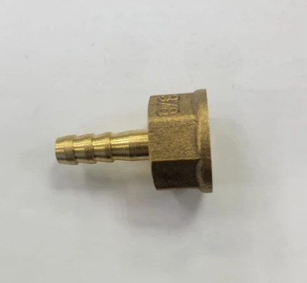 Фото для Фитинг прямой елочка 6мм - резьба 3/8"F металл