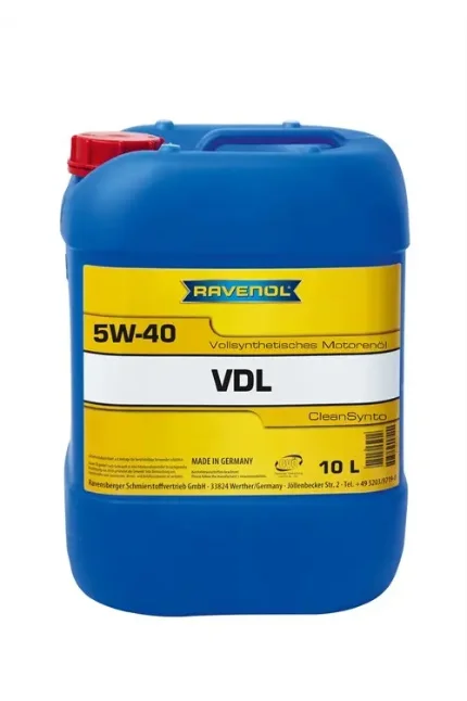 Фото для Масло моторное RAVENOL VDL 5W-40 10л