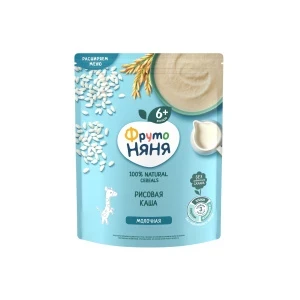 Фото для Каша Фрутоняня молочная рисовая 200г с 6мес БЗМЖ