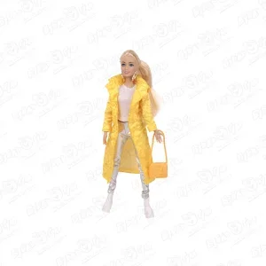Фото для Кукла София в желтом болоневом пальто